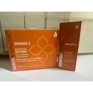 NOS Serious Skincare Vitamin C Enzymatic Facial Treatment and serum intensive